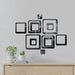 3D Acrylic Mirror Wall Stickers (12 Pcs, Black)