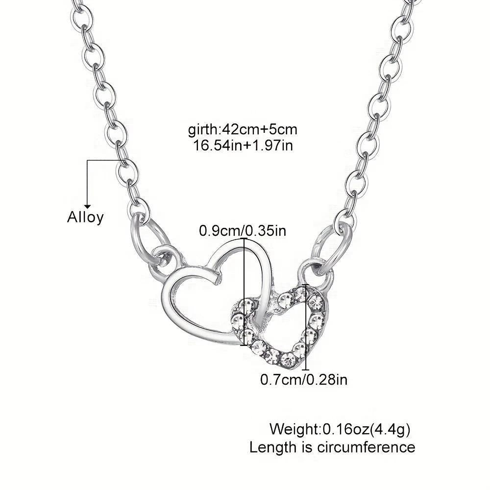 HeartLink Silver Pendant