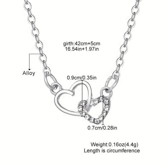 HeartLink Silver Pendant