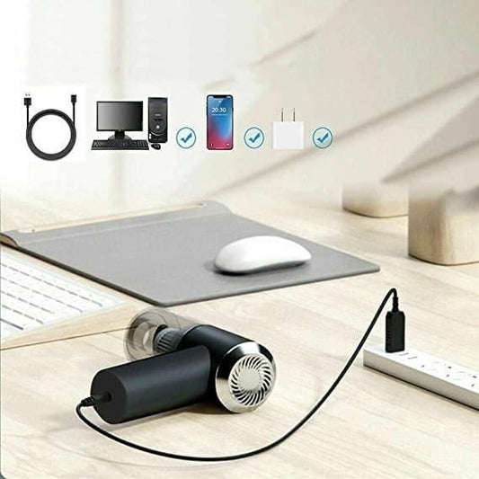 Mini Wireless Air Duster Vacuum