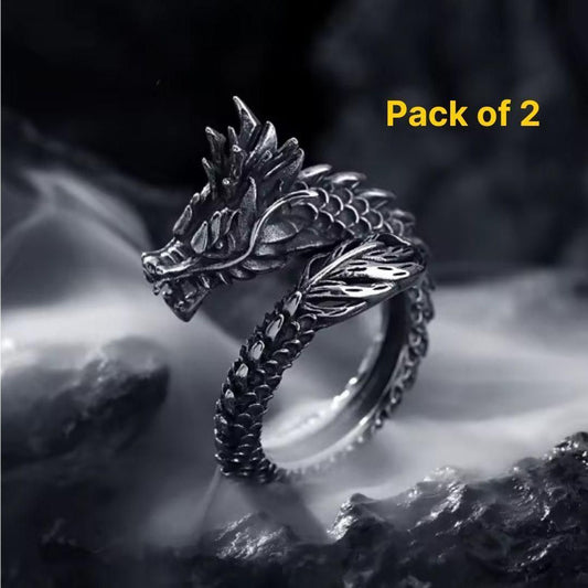 Adjustable Dragon Rings (Set of 2)