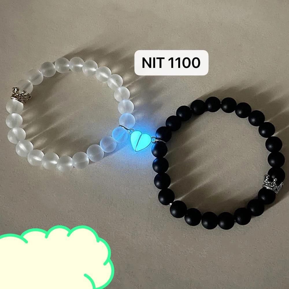 Glow-in-the-Dark BFF Bracelets (Set of 2)