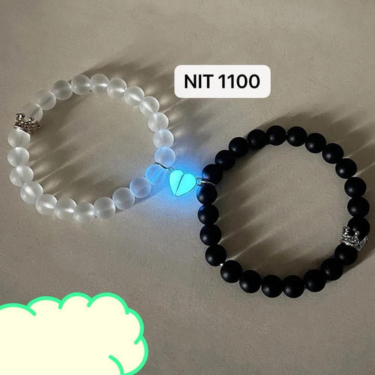 Glow-in-the-Dark BFF Bracelets (Set of 2)
