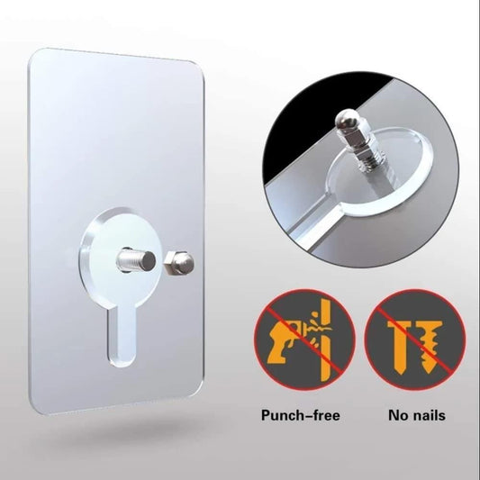 Punch-Free Wall Hooks (Pack of 10