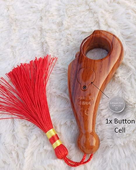 TallyPro – Manual Finger Tally Counter (Wood Finish)