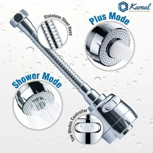 360° Dual-Flow Faucet Extension (Pack of 2)