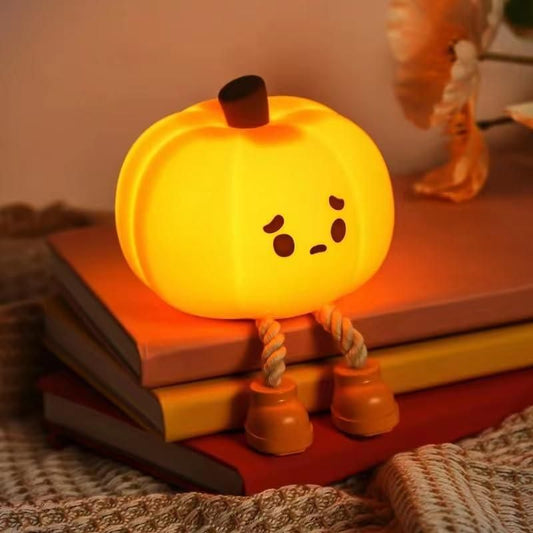 MoodGlow™ Sad Pumpkin Lamp