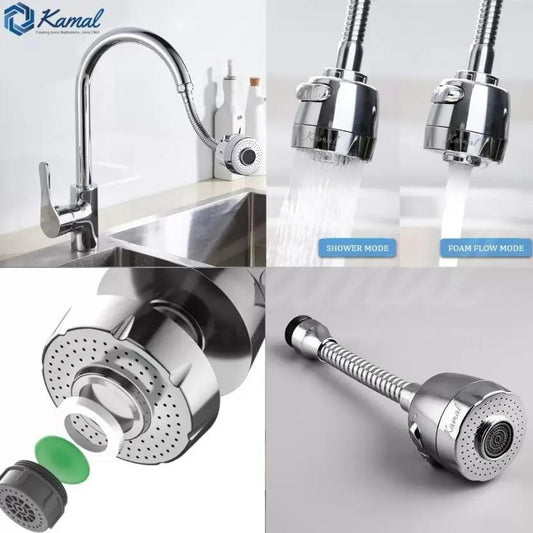 360° Dual-Flow Faucet Extension (Pack of 2)