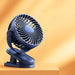 Portable USB Clip Fan (Rechargeable, 360° Rotation)