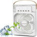 Portable Mist Fan & Air Cooler (USB Rechargeable)