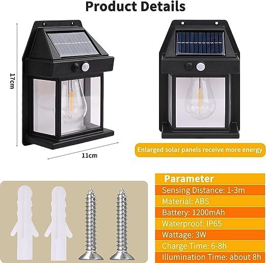 SunGuard Solar Wall Light