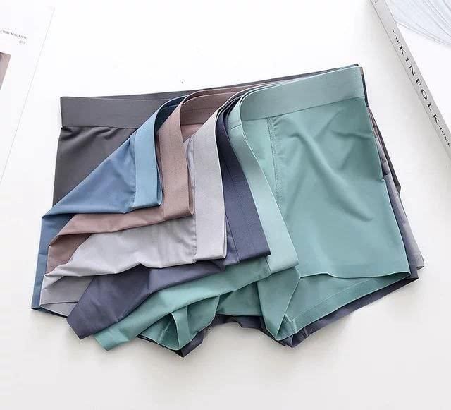 Men's Ice Silk Boxers (Pack of 3)