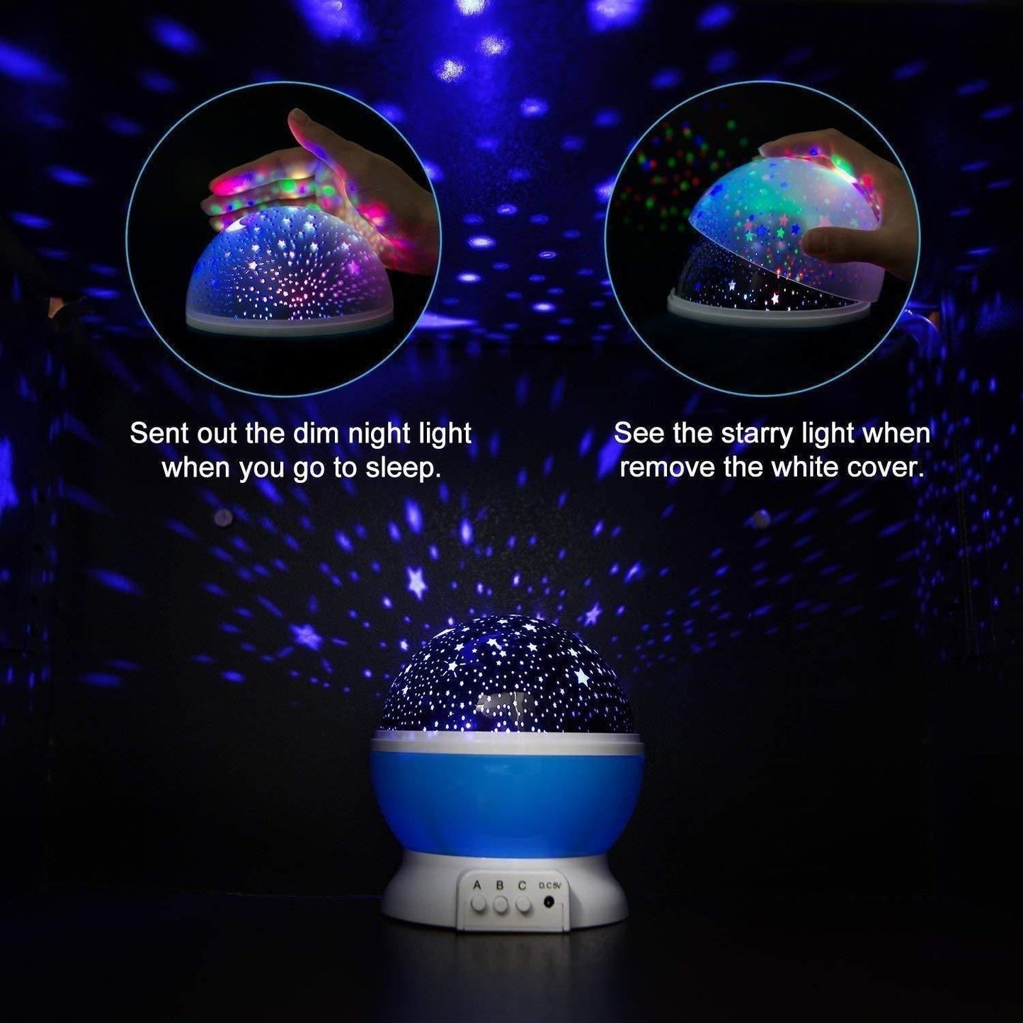 StarMaster 360° Night Light Projector