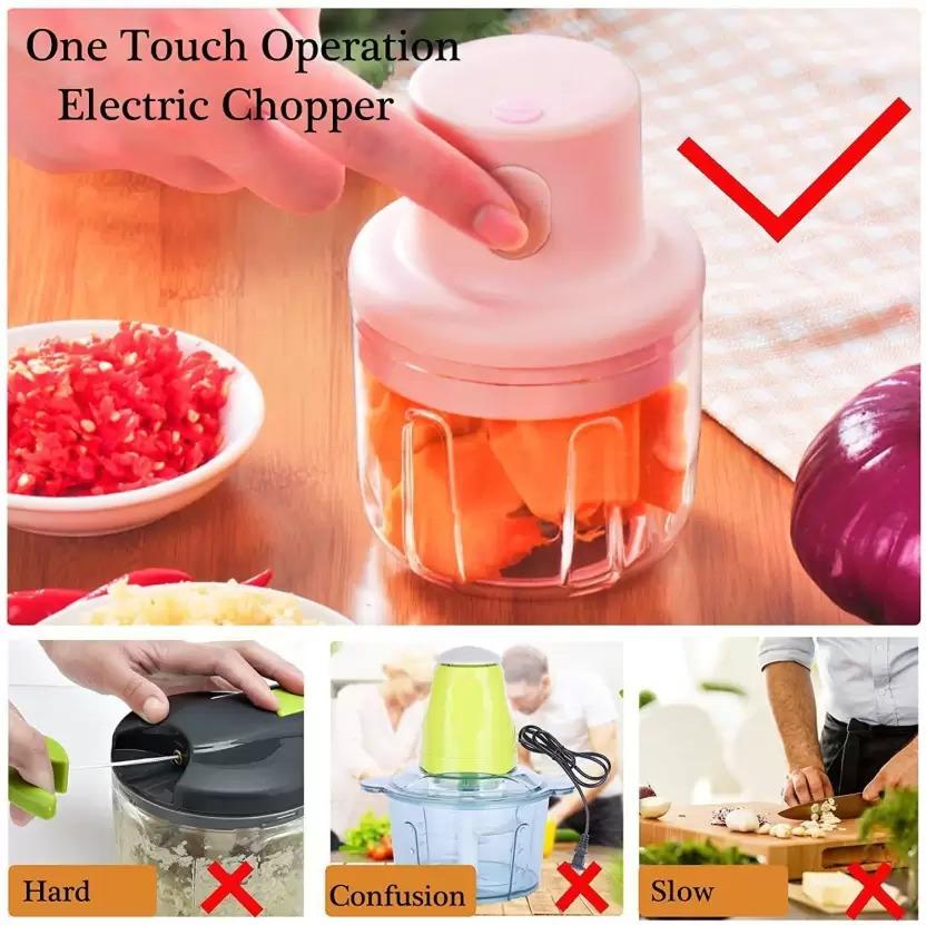 QuickChop – Mini Electric Food Chopper (Wireless