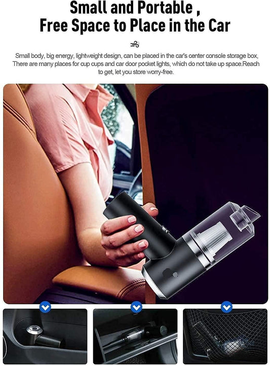 Mini Wireless Air Duster Vacuum