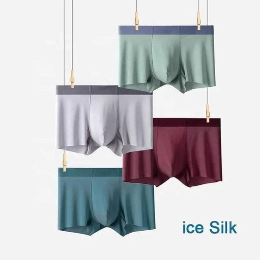 Men's Ice Silk Boxers (Pack of 3)