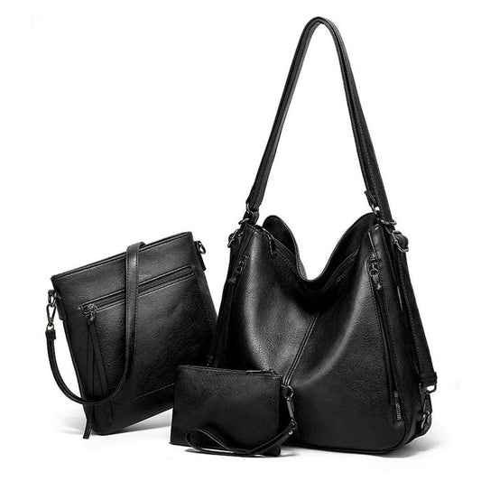 LuxeTote 3-in-1 Handbag Set