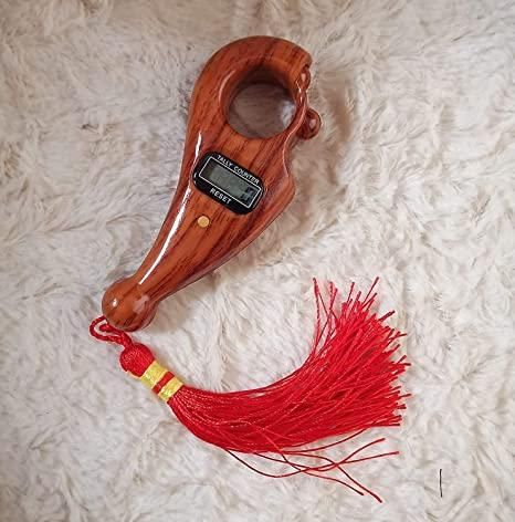 TallyPro – Manual Finger Tally Counter (Wood Finish)