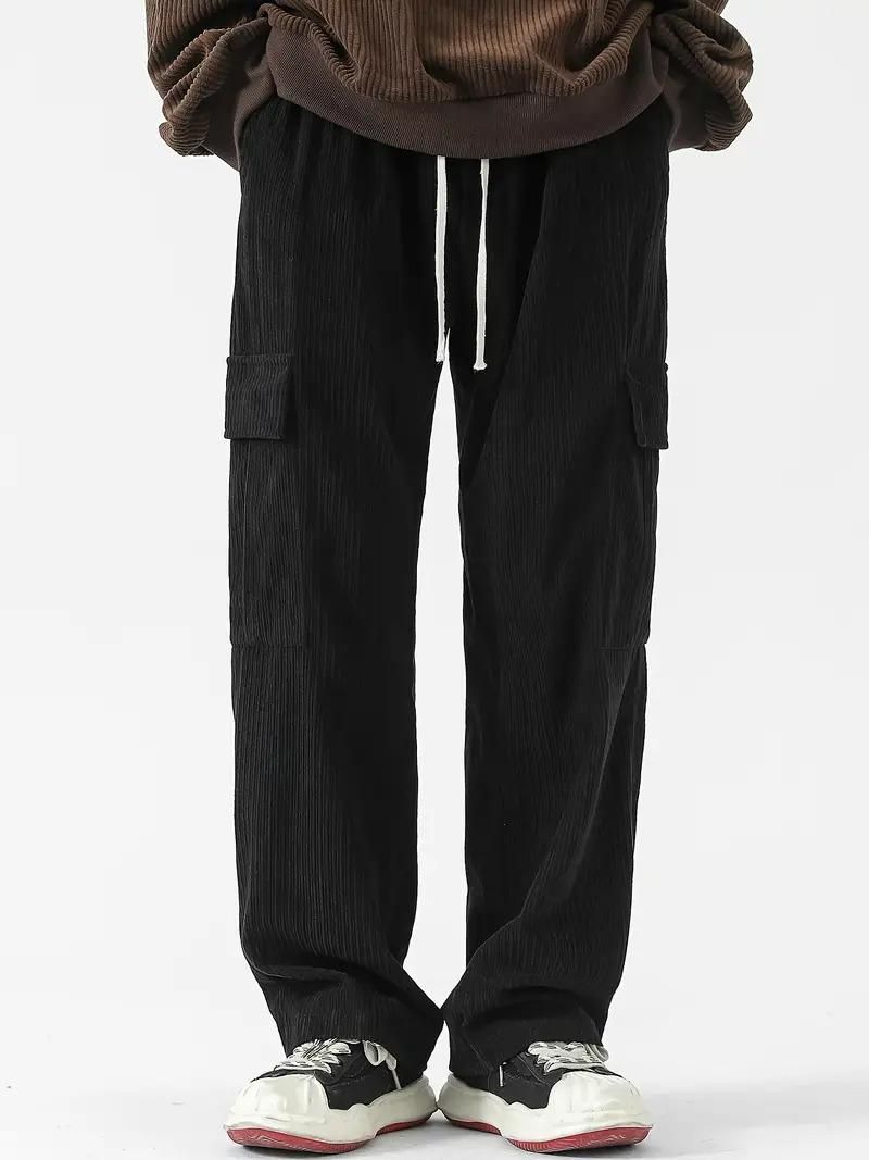Men’s Corduroy Cargo Pants (Pack of 2)