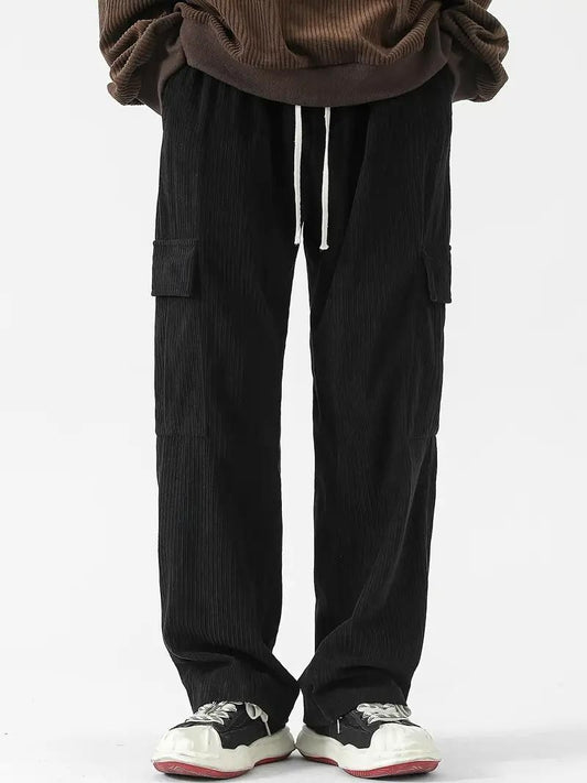 Men’s Corduroy Cargo Pants (Pack of 2)