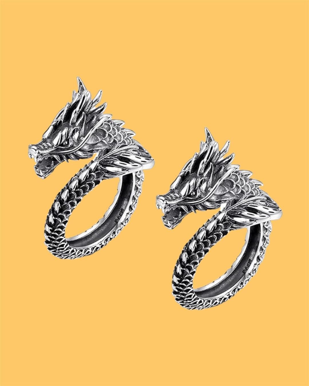 Adjustable Dragon Rings (Set of 2)