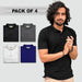 Solid Polo T-Shirts – Pack of 4
