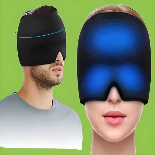 Migraine Relief Ice Cap – 360° Cold Therapy Head Wrap