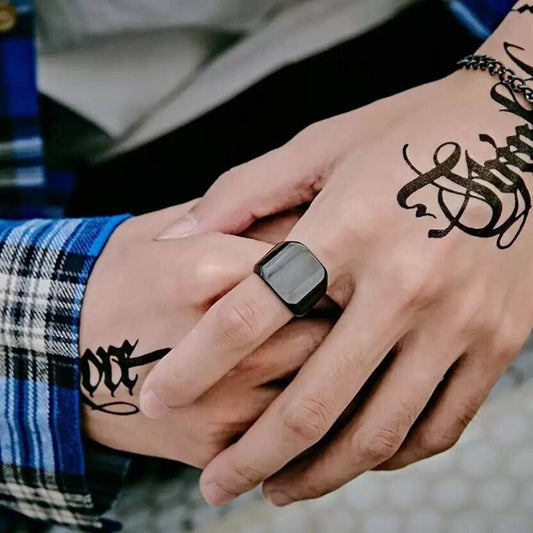 Saizen BlackEdge Vintage Ring