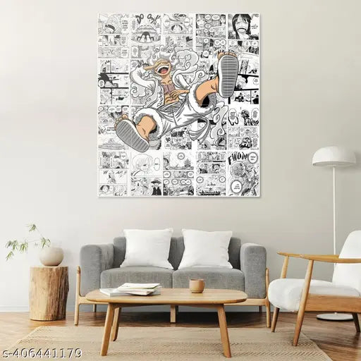 Luffy Gear 5 Manga Wall Panels (Set of 12)
